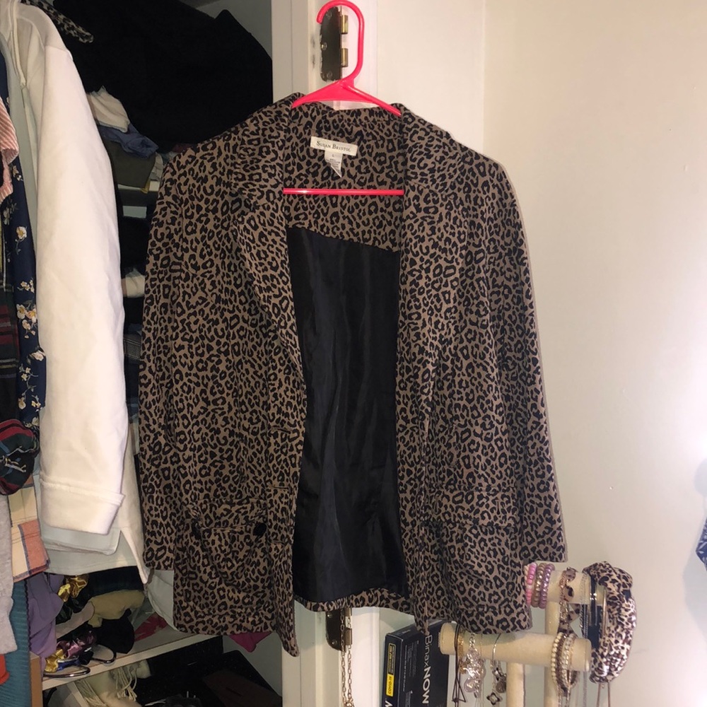 Lepras Print Blazer